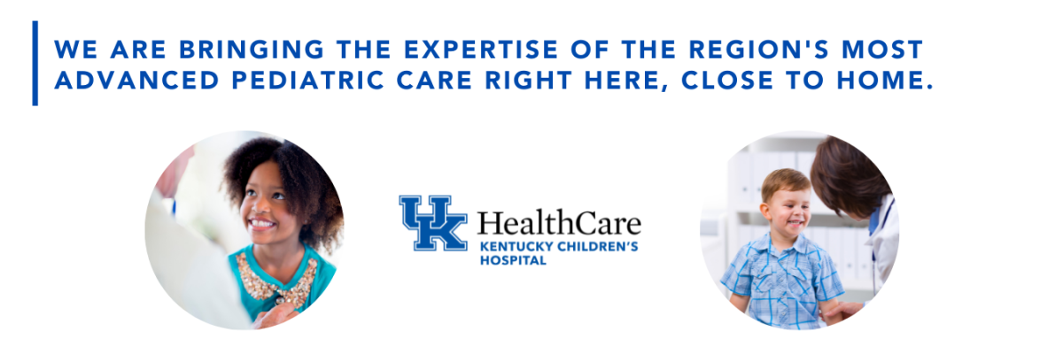 We are bringing the expertise of the region's most advanced pediatric care right here, close to home.