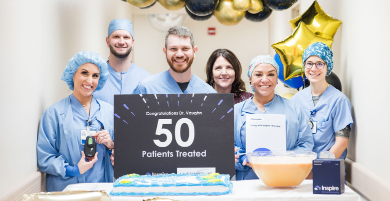 Completes 50 Inspire® Implant Procedures
