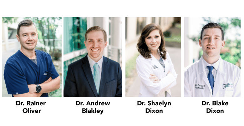 dr oliver, dr blakley, dr shaelyn dixon, dr blake dixon